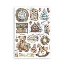 Stamperia Owl's House Collection - Washi Pad - 8 Adhesive Washi Sheets - SPSBW23