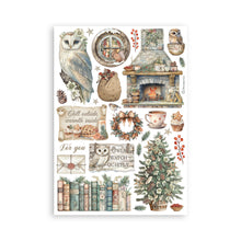 Stamperia Owl's House Collection - Washi Pad - 8 Adhesive Washi Sheets - SPSBW23