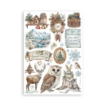 Stamperia Owl's House Collection - Washi Pad - 8 Adhesive Washi Sheets - SPSBW23