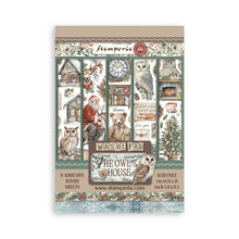Stamperia Owl's House Collection - Washi Pad - 8 Adhesive Washi Sheets - SPSBW23