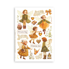Stamperia Whispering Woods Collection - A5 Washi Pad - 8 Adhesive Washi Sheets