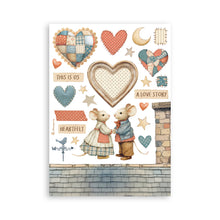 Stamperia Family Collection - A5 Washi Pad - 8 Adhesive Washi Sheets