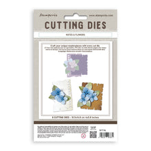 SAVE 10% Stamperia Quiet Days Collection - Cutting Dies - A6 - Notes & Flowers