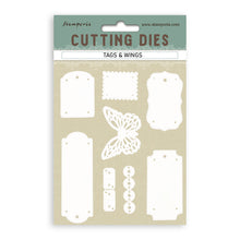 SAVE 10% Stamperia Quiet Days Collection - Cutting Dies - A6 - Tags & Wings
