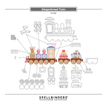 Stamperia Candy Christmas Collection - Gingerbread Train - 30 Cutting Dies -  SPSFTB02