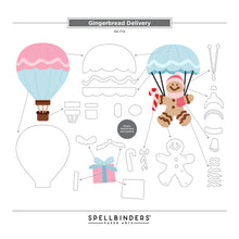 Stamperia Candy Christmas Collection - Gingerbread Delivery - 14 Cutting Dies -  SPSFTB04