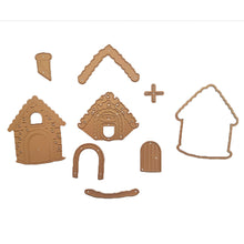 Stamperia Candy Christmas Collection - Gingerbread House - 9 Cutting Dies -  SPSFTB05