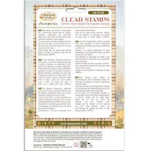 Stamperia Whispering Woods Collection Clear Stamp Set - Gather Together - 14cm x 18cm