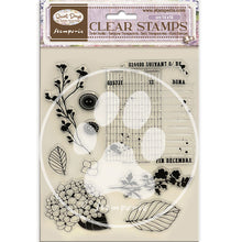 Stamperia Quiet Days Collection Clear Stamp Set - Hydrangea - 14cm x 18cm