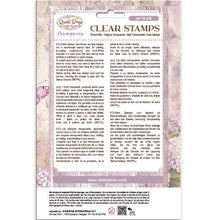 Stamperia Quiet Days Collection Clear Stamp Set - Hydrangea - 14cm x 18cm