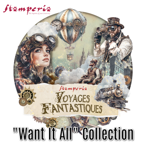 SAVE 15%- Stamperia Voyages Fantastiques - Want It All collection (7 Items)
