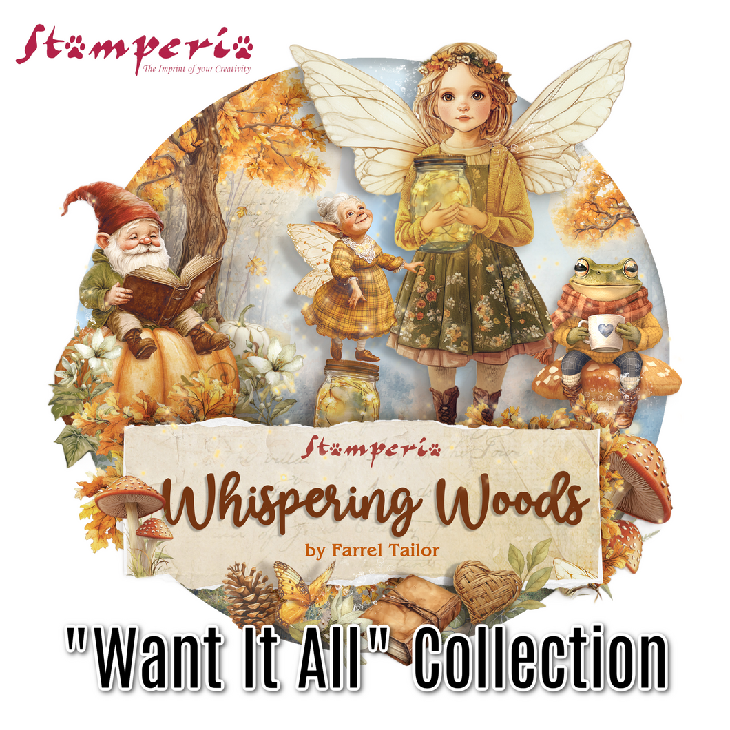 SAVE 15% Stamperia Whispering Woods - Want It All collection (27 Items)