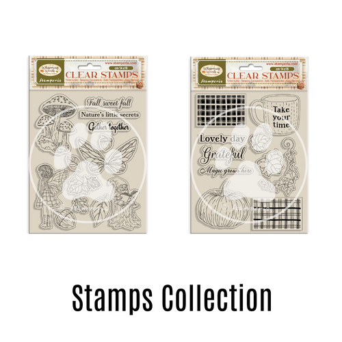 SAVE 10% Stamperia Whispering Woods Collection Clear Stamp Set Bundle