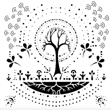 Art Inspirations Stencils designs by Ink and Earth - Little Tree 8”x 8”