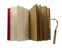 Lamali Carnet Bamsa Petit Small Notebook – Ivory (Patterns Will Vary) 108 Pages (8x12cm)