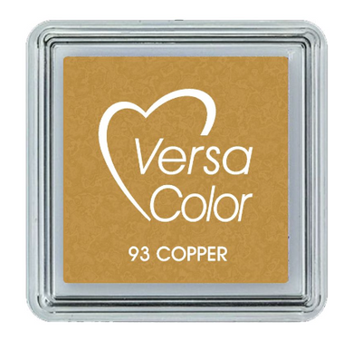 Tsukineko Versasmall Pigment Ink Pad - COPPER - 1 inch square