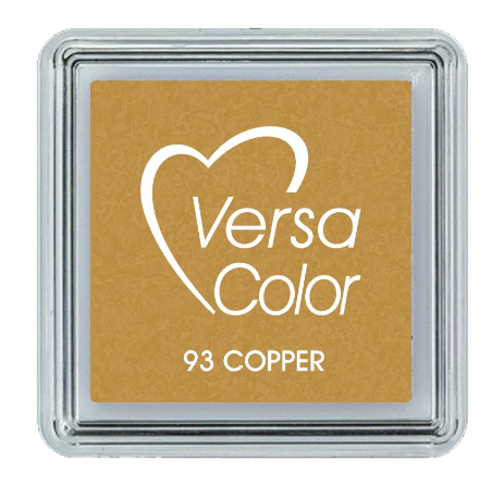 Tsukineko Versasmall Pigment Ink Pad - COPPER - 1 inch square