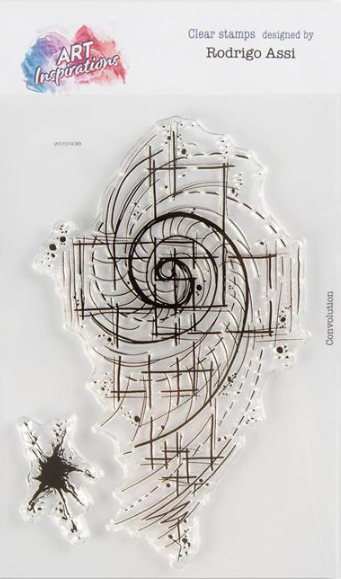 Art Inspirations with Rodrigo Assi A6 Stamp Set - Convolution - 2 Stam ...