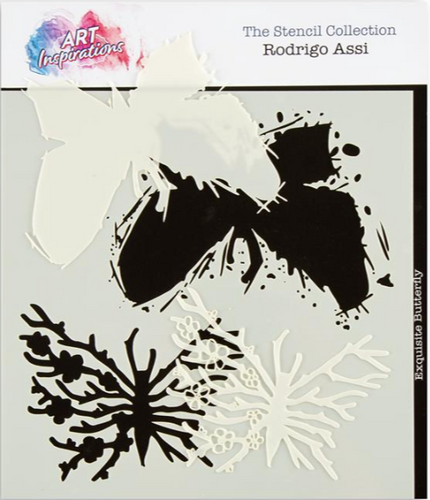 Art Inspirations Stencils designs by Rodrigo Assi - Exquisite 8”x 8”