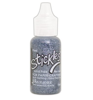 Ranger Stickles - Glitter Glue Steel - 18ml