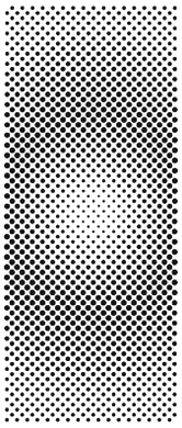 TCW Stencils - Slimline Halftone - 4 x 9 inch