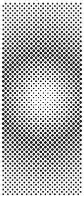 TCW Stencils - Slimline Halftone - 4 x 9 inch