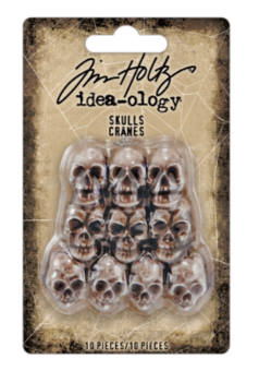 Idea-ology by Tim Holtz - Skulls - 10 pieces - Halloween Collection