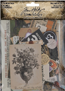 Tim Holtz - Idea-ology - Ephemera  - Halloween Veille De La Toussaint 143 pieces