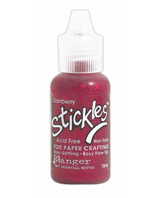 Ranger Stickles - Glitter Glue Cranberry - 18ml