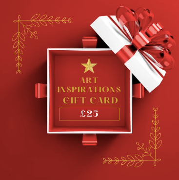 Art Inspirations UK Christmas Gift Cards - £25.00