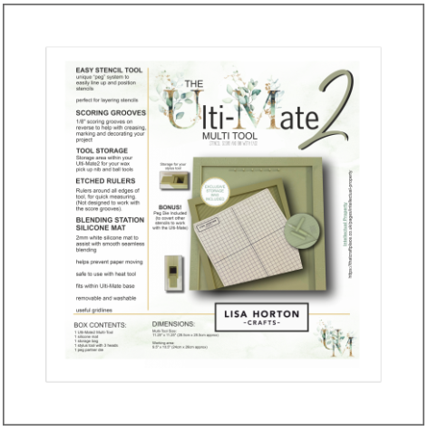 Lisa Horton Crafts The Ulti-Mate 2 Multi Tool - 28.5cm x 28.5cm