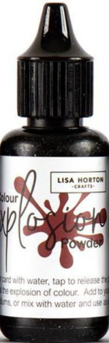 Lisa Horton - Colour Explosion Powder - Deep Red / Rich Shimmer Copper- 18ml