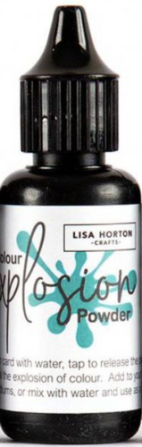 Lisa Horton - Colour Explosion Powder - Turquoise/ Teal Waters - 18ml