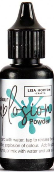 Lisa Horton - Colour Explosion Powder - Turquoise/ Teal Waters - 18ml