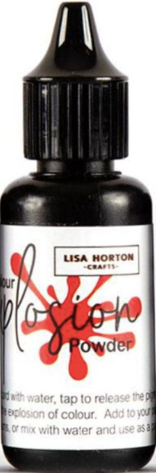 Lisa Horton - Colour Explosion Powder - Bright Red - 18ml