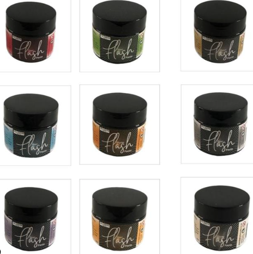 Lisa Horton - Pearl Flash Paste Bundle - Set of 9 Flash Paste Collection - 9 x 50ml