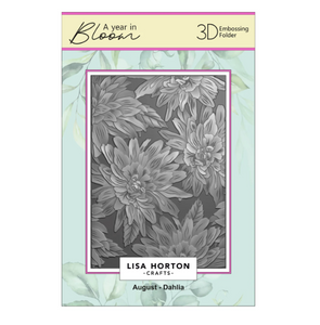 Lisa Horton Crafts - 3D Embossing Folders - A Year In Bloom - Set of 12 - Limited Edition