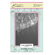 Lisa Horton Crafts - 3D Embossing Folders - A Year In Bloom - Set of 12 - Limited Edition