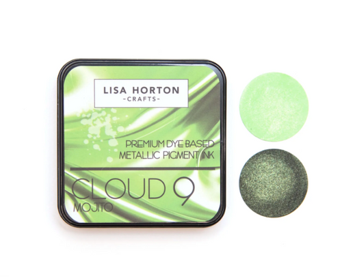 Lisa Horton Crafts Cloud 9 Metallic Premium Dye Based Pigment Ink Pad - Mojito