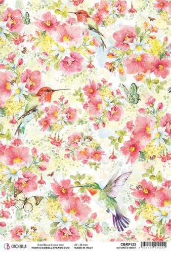 Ciao Bella - Nature's Midst - Piuma Rice Paper A4 - CBRP123