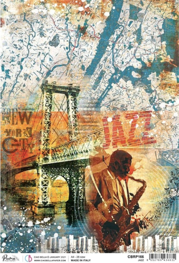 Ciao Bella - Jazz - Piuma Rice Paper A4 - CBRP166