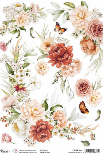 Ciao Bella - Garden of Promises - Piuma Rice Paper A4 - CBRP306