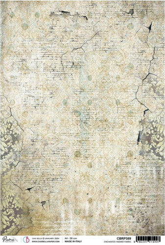 Ciao Bella - Enchanted Wizard Fabric - Piuma Rice Paper A4 - CBRP389