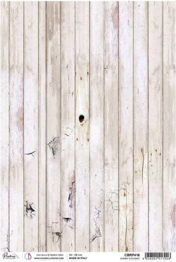 Ciao Bella - Shabby Elegance - Piuma Rice Paper A4 - CBRP416