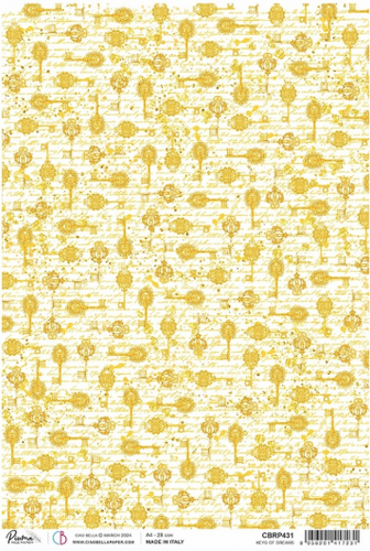 Ciao Bella - Keys of Dreams - Piuma Rice Paper A4 - CBRP431