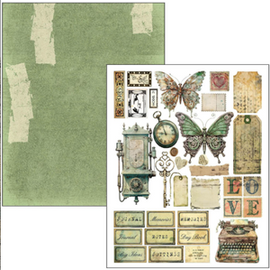 Ciao Bella Paper - Time Capsule Mixed Media Book A4 - CBMA001