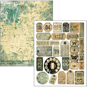 Ciao Bella Paper - Time Capsule Mixed Media Book A4 - CBMA001