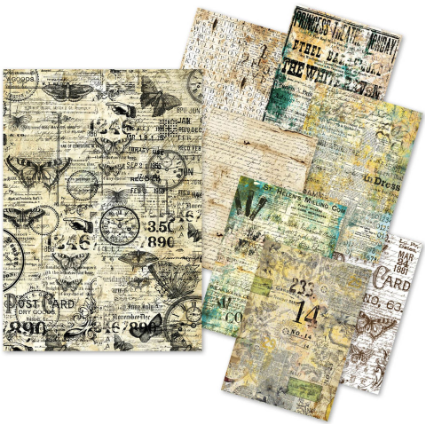 Ciao Bella Paper - Time Capsule Craft-mix A5 Paper Pack (Tissue & Vellum Variety) CBMC001