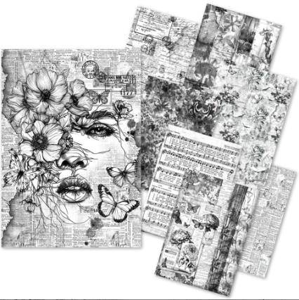 Ciao Bella Paper - Meaningful Craft-mix A5 Paper Pack (Tissue & Vellum Variety) CBMC005