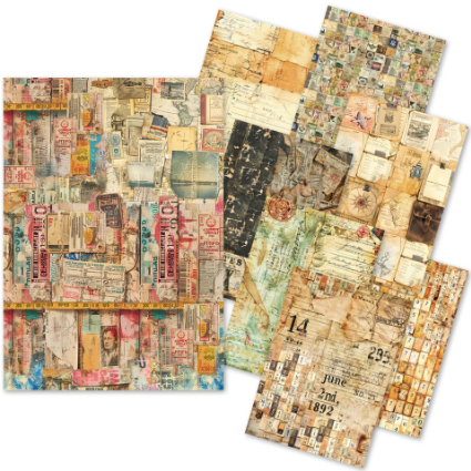 Ciao Bella Paper - Journey Ahead Craft-mix A5 Paper Pack (Tissue & Vellum Variety) CBMC006